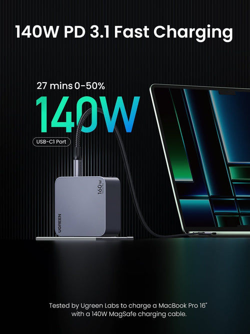 Nexode Pro 160W + 6.6FT 100W USB-C Cable 2 Pack